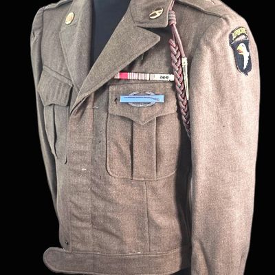 Sale Photo Thumbnail #296: WWII 101st Airborne Ike Jacket, Attic Find