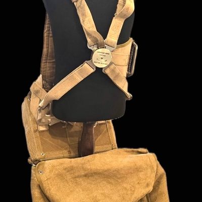 Sale Photo Thumbnail #414: RARE WWII Luftwaffe Seatpack Parachute Rig