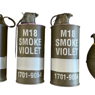 Sale Photo Thumbnail #131: Group of Four U.S. Smoke / Fragmentation-Style