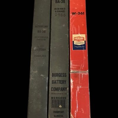 Sale Photo Thumbnail #164: BA-38 Batteries for BC-611 Handie-Talkie