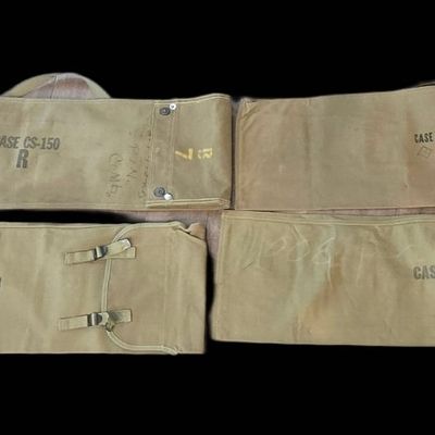 Sale Photo Thumbnail #390: WWII CS-150 Signal Panel Cases, R/Y Study Lot of