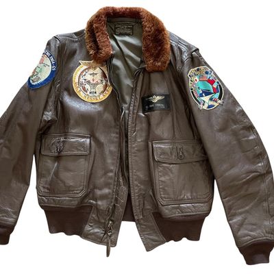 Sale Photo Thumbnail #353: Named USN G-1 Jacket, Driscoll, Hornet & Dragon