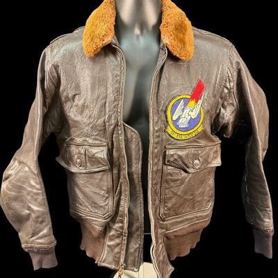 Sale Photo Thumbnail #346: L.W. Foster G-1 Flight Jacket, 71st FIS Patch
