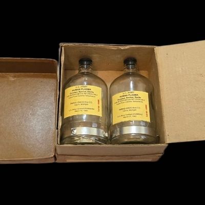 Sale Photo Thumbnail #153: WWII Plasma Carton, Named 104th Div. Mailer