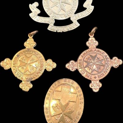 Sale Photo Thumbnail #40: WWII British St John Ambulance Association Medals
