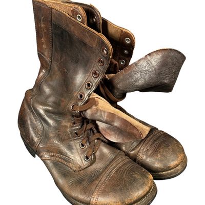 Sale Photo Thumbnail #142: WWII US Airborne Jump Boots, Corcoran Style