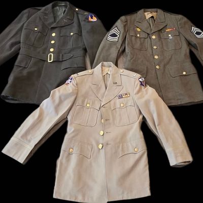 Sale Photo Thumbnail #308: WWII Class A Four-Pocket Uniforms