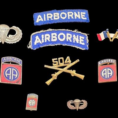 Sale Photo Thumbnail #29: WWII 82nd Airborne / 504th PIR Devils in Baggy