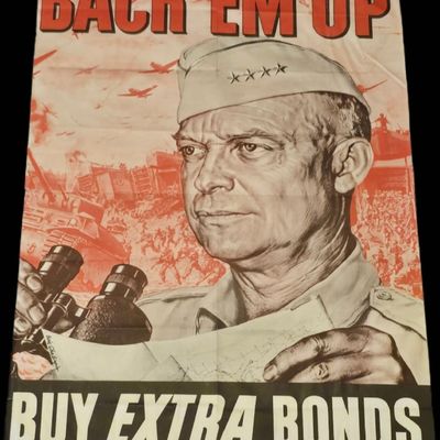 Sale Photo Thumbnail #206: WWII "Buy Extra Bonds" Poster 20x30