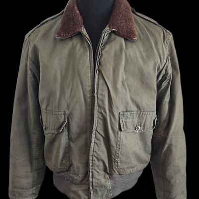 Sale Photo Thumbnail #330: WWII USAAF Type B-10 Pilot Jacket - Rare Size 42