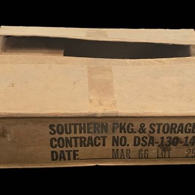 Sale Photo Thumbnail #7: VIETNAM WAR: 1966-Dated MCI C-Ration Shipping