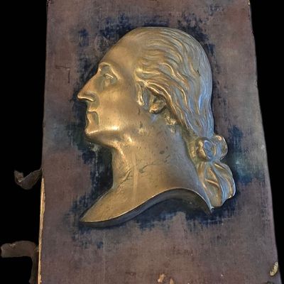 Sale Photo Thumbnail #168: 19th C. Bronze Washington Profile Plaque, Pub