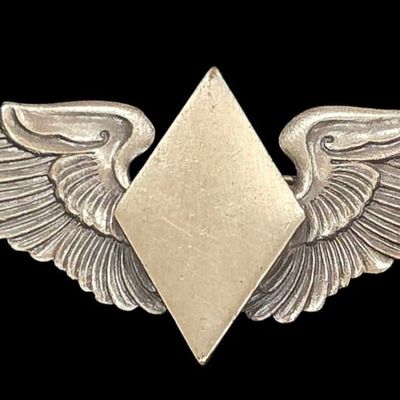 Sale Photo Thumbnail #27: WASP-Style Aviator Wing, GEMSCO N.Y. 3-Inch