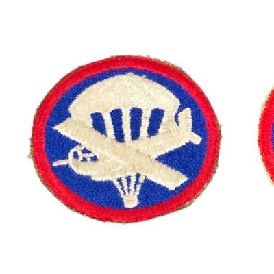 Sale Photo Thumbnail #17: SCARCE WWII Airborne Glider Cap Patch Trio