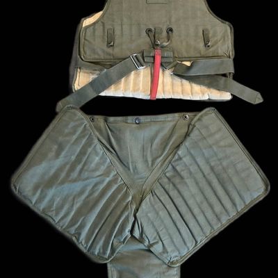 Sale Photo Thumbnail #389: Near-Mint WWII USAAF M1 Flak Vest & M5 Groin