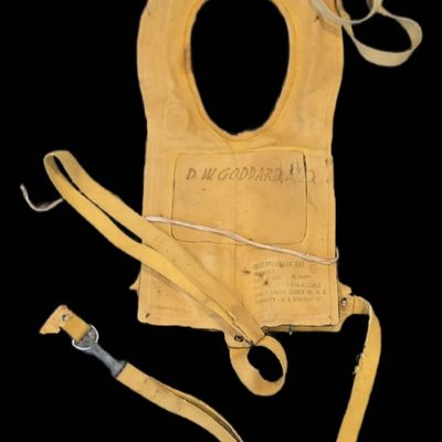 Sale Photo Thumbnail #386: WWII U.S. Navy AN6519-1 Life Vest Named to D.W.