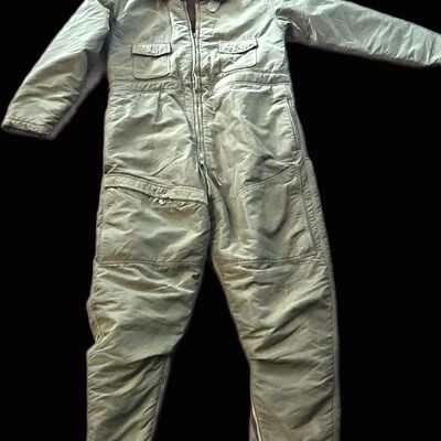 Sale Photo Thumbnail #366: USN BuAer AL-1 Fur-Lined Flying Coverall, Sz 38