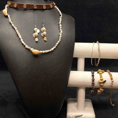 9pc Sandswept Selections Mixed Costume Jewelry Lot