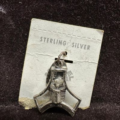 Sterling Silver Las Vegas Hilton Hotel Pendant Charm