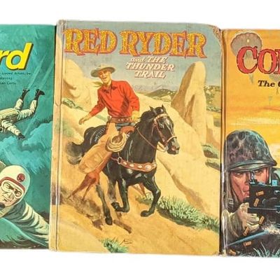 Three Vintage Children's Hardcover Adventure Books