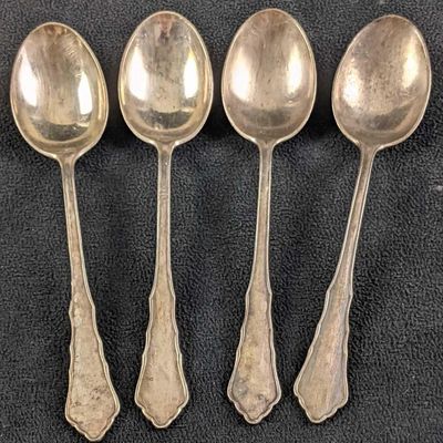 Sterling Silver Spoons Set of 4