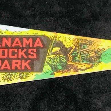Panama Rocks Park New York Wall Pennant Flag