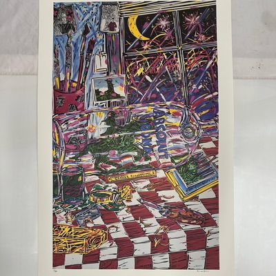 Absolut Vodka Statehood Delaware Tom Watkins Signed and Numbered 37/400