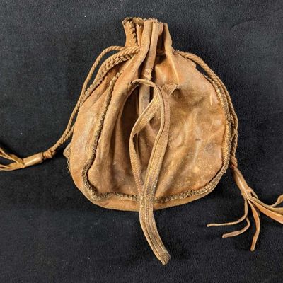 Vintage Leather Pouch Genuine Leather