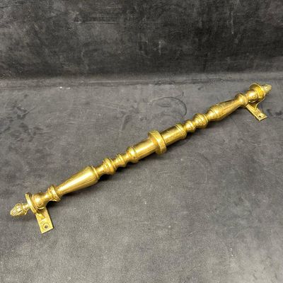 Antique Style Solid Brass Turned Architectural Pull Handle