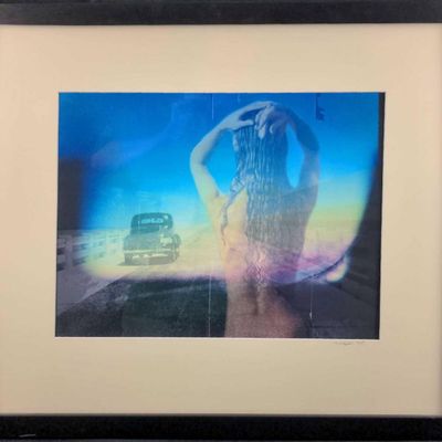 Framed Randall Smith Photo Sight Lines Nude X1