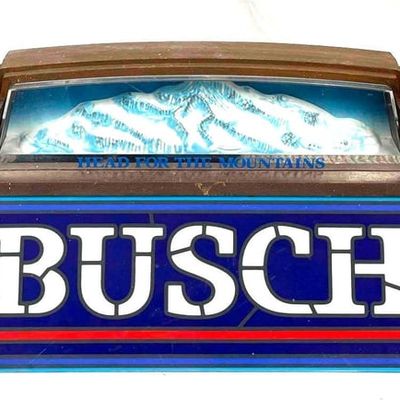 Vintage Busch Pool Table Light