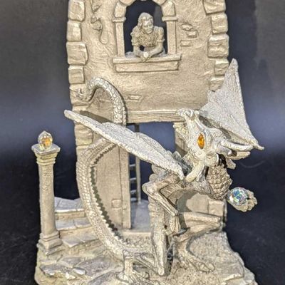 Rawcliffe Pewter The Guardian Dragon Figurine Missy Leigh