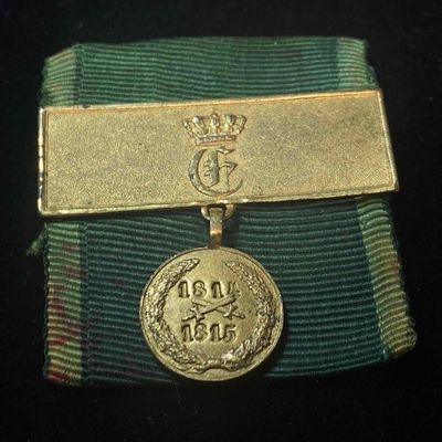 1813-1815 Saxony - Altenburg Veterans Service Badge
