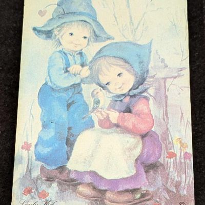 Vintage Original Deichert Musical Box Plays Edelweiss