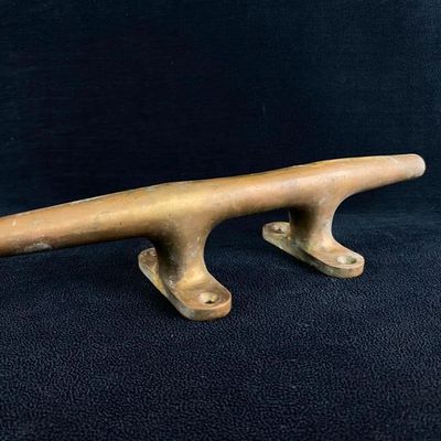 Antique 10" Brass Dock Cleat