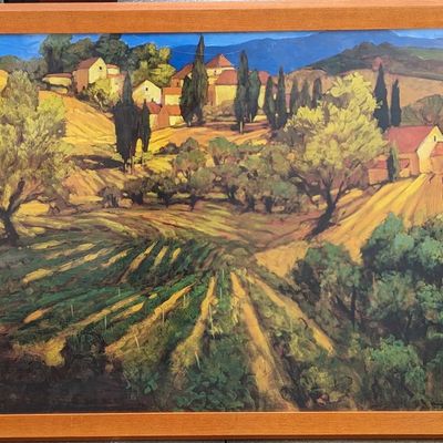 Framed Large Philip Craig Mont Ventoux Print