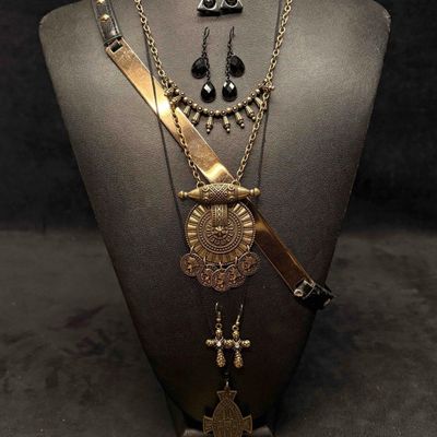 7pc Alchemists Inheritance Mixed Costume Jewelry Lot