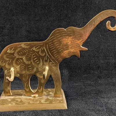 Brass Elephant Wall Hooks India