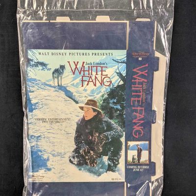 Video Store Box Display Disney White Fang Movie