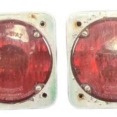 2 Vintage Signal Stat #1653Y4 Trailer Tail Lights