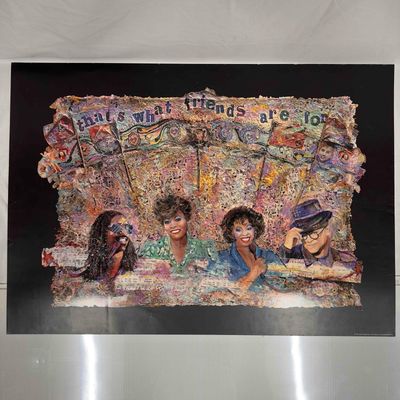 That's What Friends Are For Dionne Warwick Elton John Gladys Knight Stevie Wonder Poster