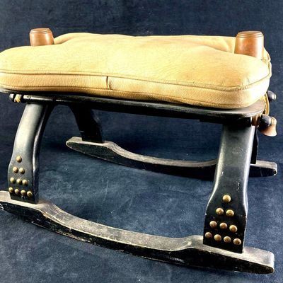 Egyptian Camel Saddle Rocking Chair
