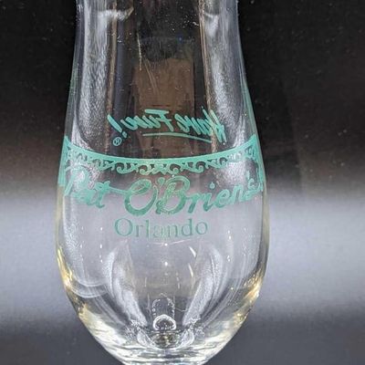 Pat O'Brien's Orlando Hurricane Glass