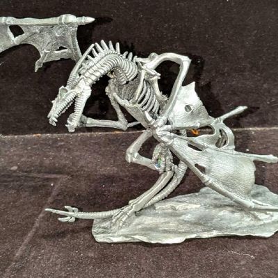 Rawcliffe Pewter Kaladrax Undead Dragon Figurine