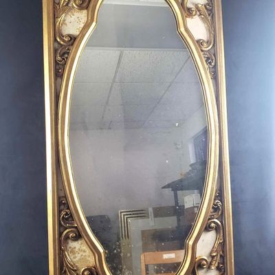 Gold Framed Ornate Mirror