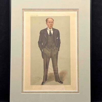 Vanity Fair Spy Dec.18th 1902 Vincent Brooks, Day & Son Ltd Lith. "Russian, Persian and
