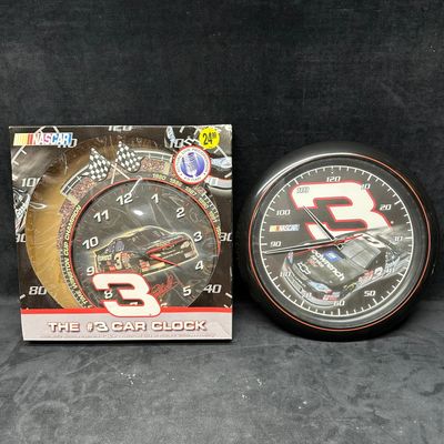 NASCAR Dale Earnhardt #3 Goodwrench Racing Wall Clock Set