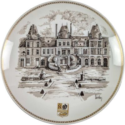 Vintage Fountainebleau LE Lourioux Plate