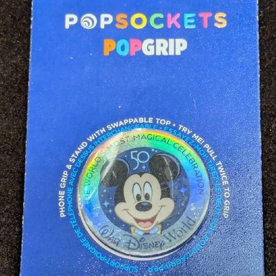 Disney 50th Anniversary Mickey Mouse Phone Popsockets Popgrip