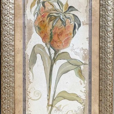 Framed Jennifer Dreznin Tropics II Mixed Media